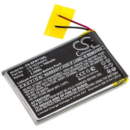 Bsc Preferred Sony CECHYA-0090 Platinum Wireless 7.1 Headphone Replacement Battery CS-SPW710SL